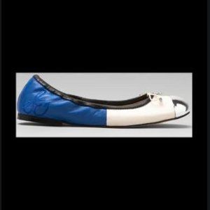 Sam Edelman FAIRLEIGH Blue Cap Toe Ballet flats 6